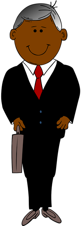 Cartoon Suit 12, Buy Clip Art - Clip Art Black Man (360x720)