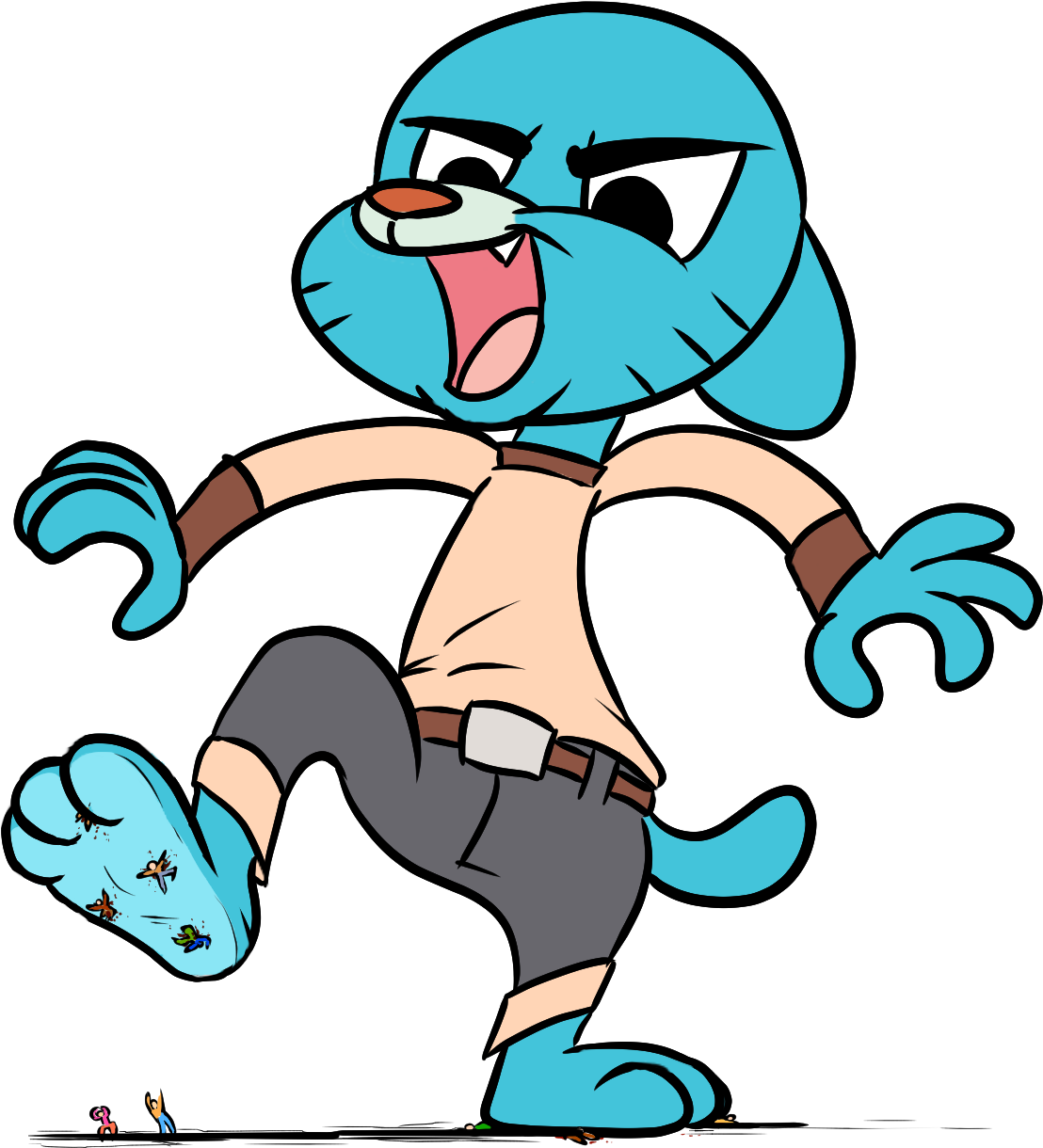 Gumballzilla Rawr - .net Framework (1280x1280)