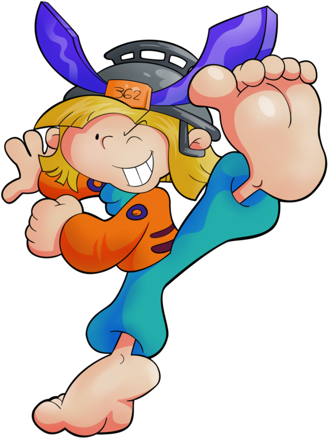 Rachel Kicking By Waffengrunt - Deviantart (894x894)