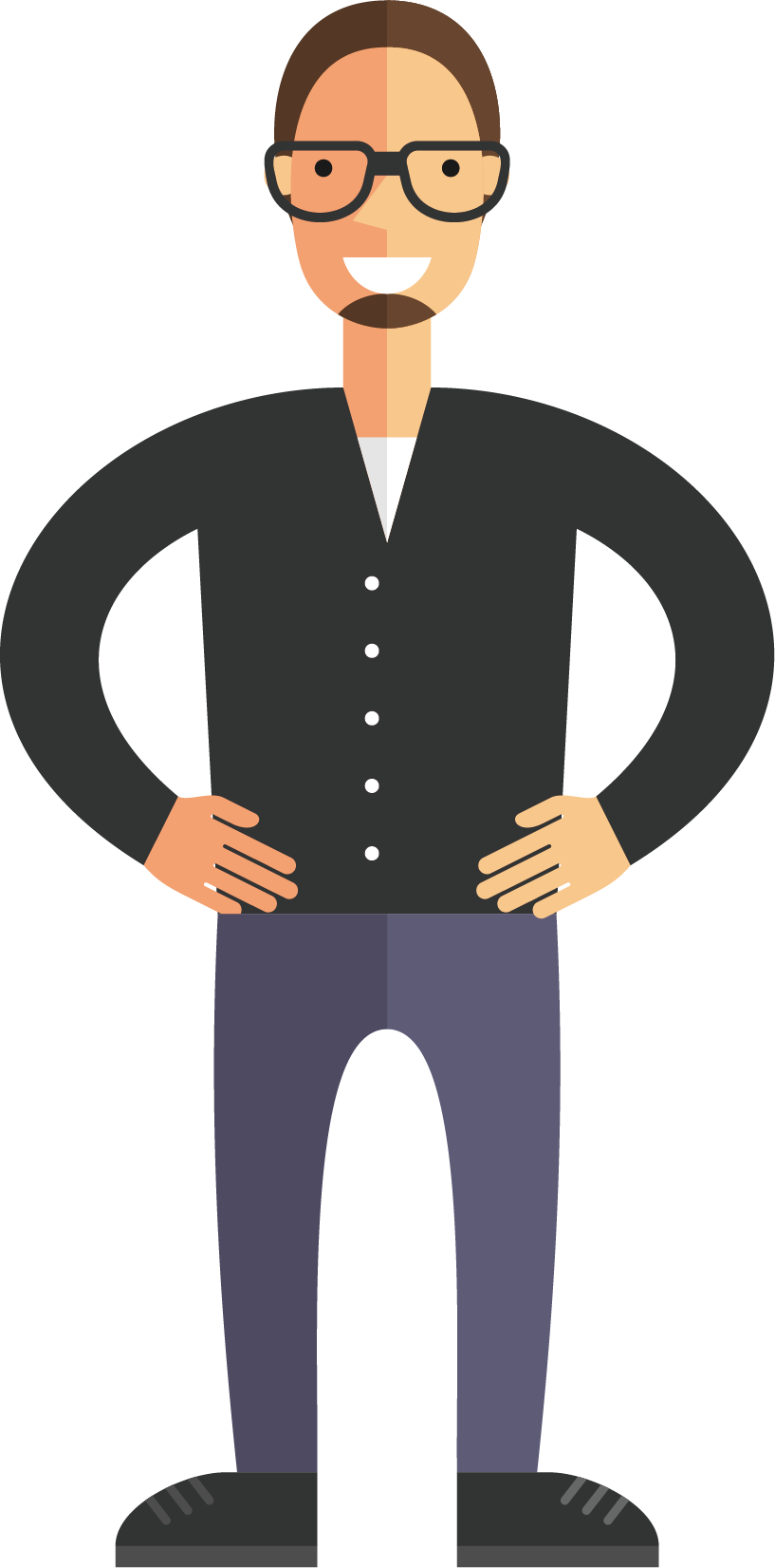 Cartoon Drawing Dessin Animxc3xa9 Animation - Drawing Of Teacher Man (817x1651)