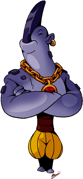 The Rhek Are A Race Of Rhino-men Who Help Maintain - Cartoon (366x750)