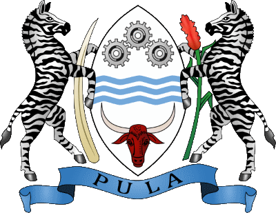 Botswana Coat Of Arms - Botswana Coat Of Arms (400x309)