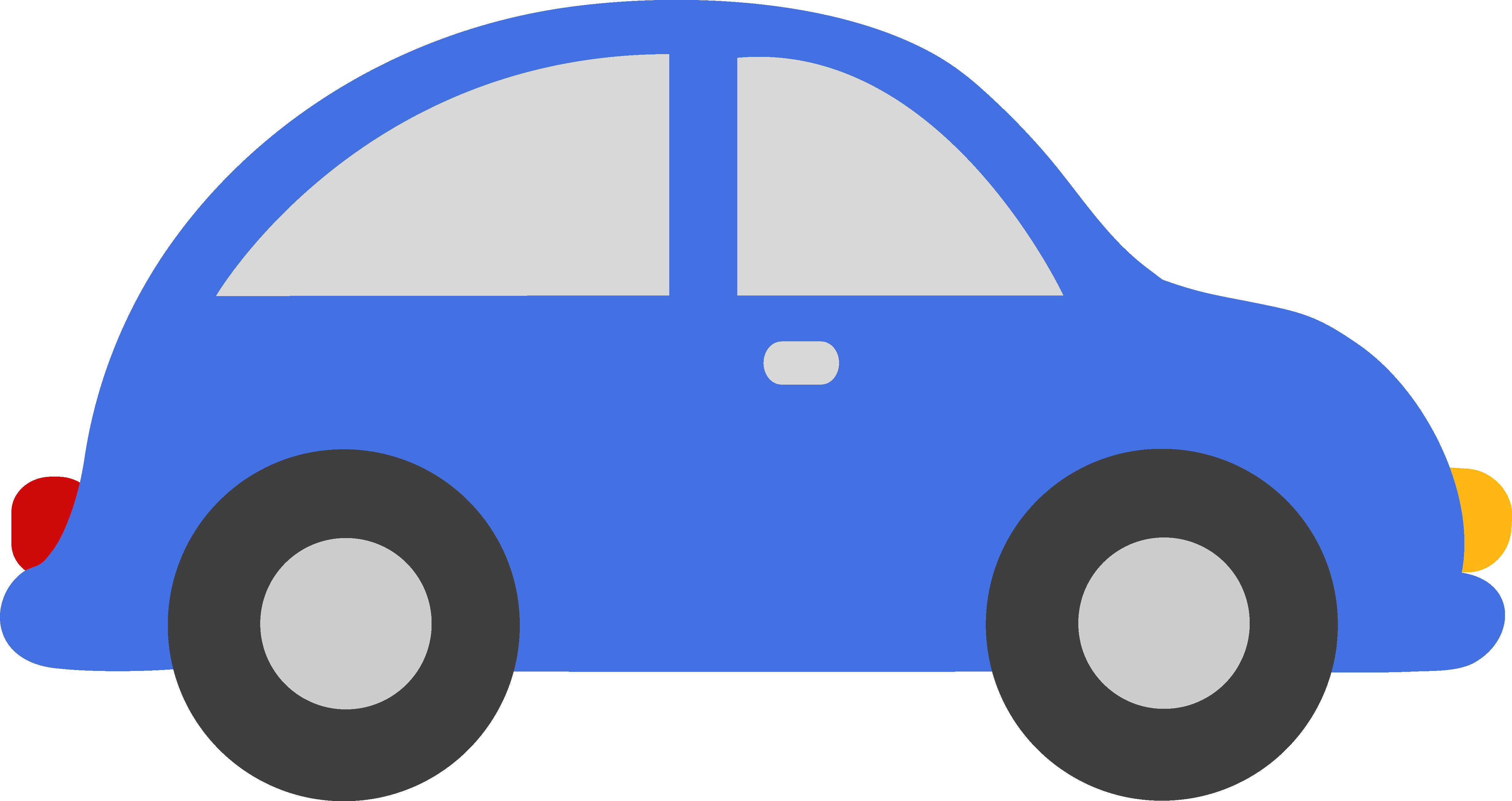 Cute Red Toy Car Clip Art - Red Family Car Clipart (4916x2605)