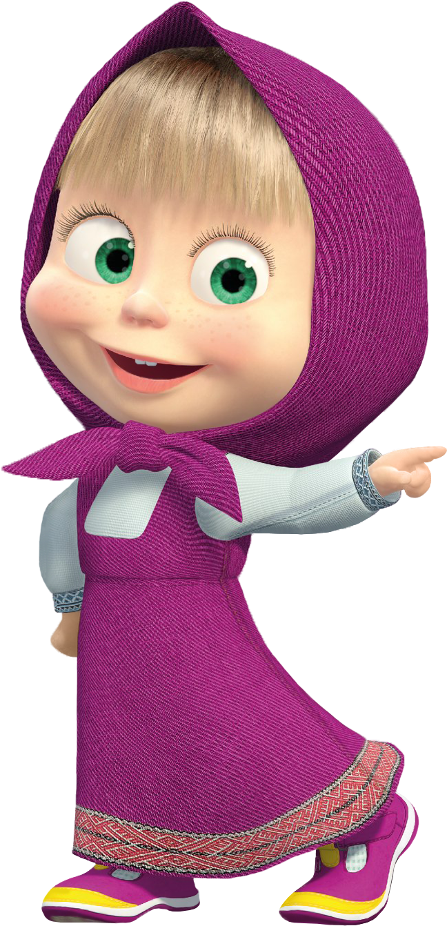 Masha And The Bear Clip Art - Masha And The Bear Png (737x1426)