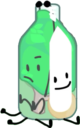 Plastic Bottles Clipart Bfdi - Wiki (273x520)