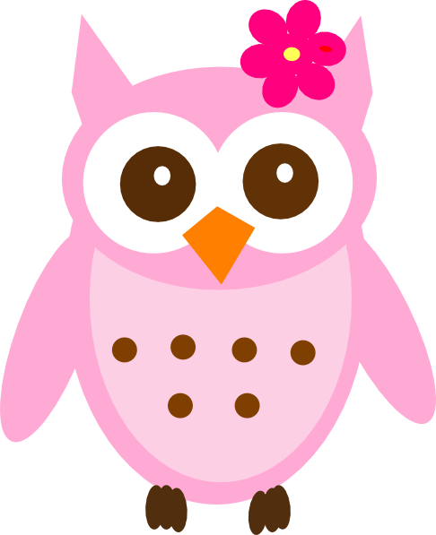 Clip Art Baby Owl (486x597)