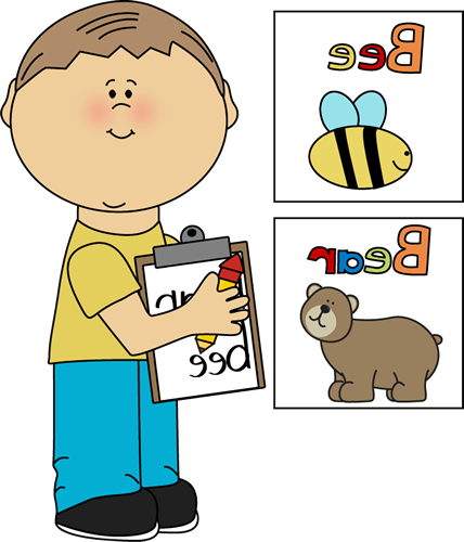 Children Writing Clipart Write The Room Center - Clipart Turn Off Light (428x500)