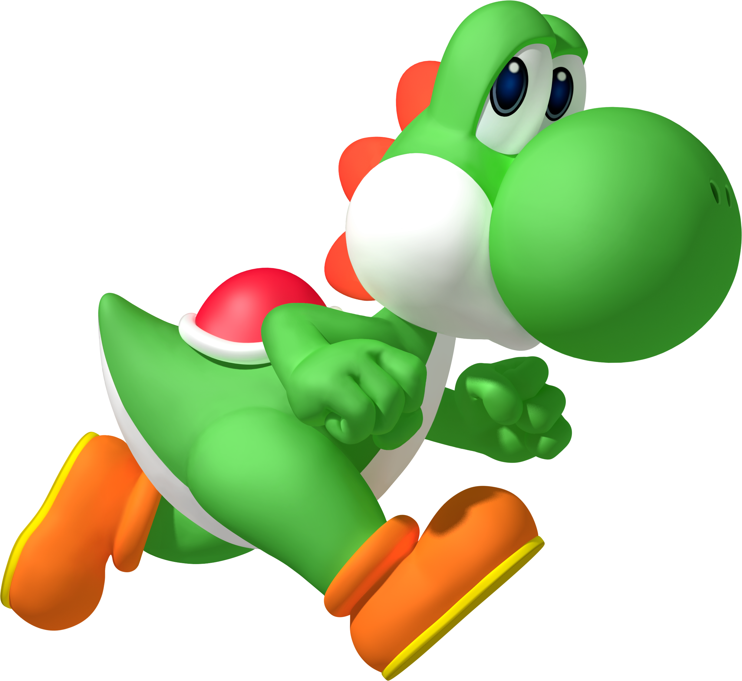Toad - Super Mario Galaxy Yoshi (2451x2248)