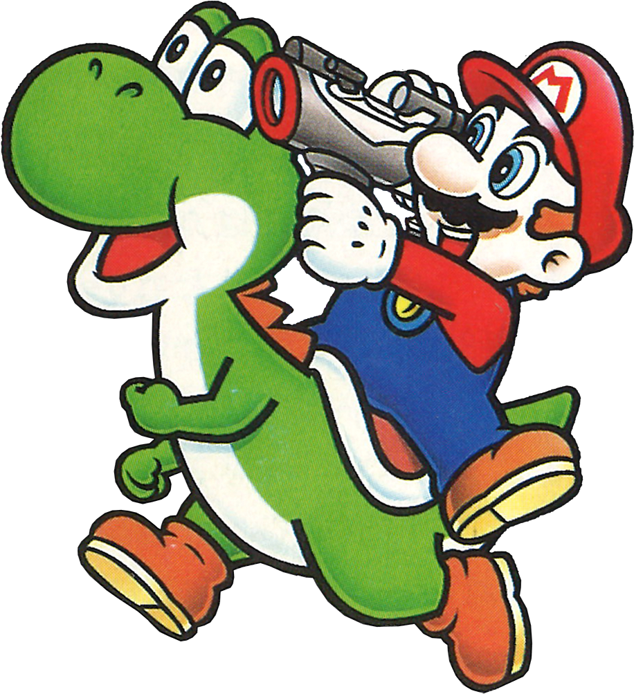 Yoshi's Safari - Mario Super Scope (1062x1062)