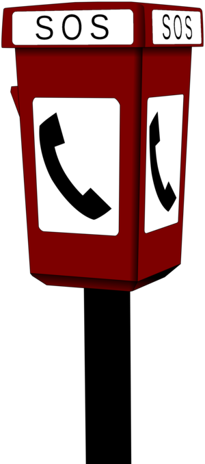 Notrufe Richtig Absetzen - Emergency Phone Clipart (300x678)