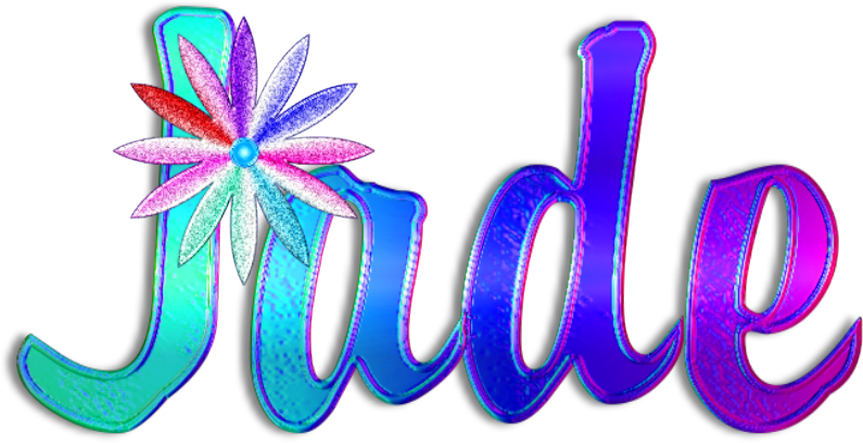 Quelques Prénoms Stylisés Pour Vous - Prenom Jade En Tag (863x443)