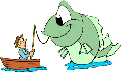 Hebergeur De Site - Fishing Clipart (490x300)