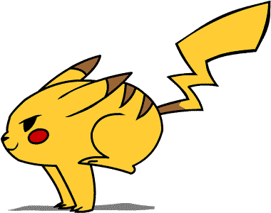 Pikachu Running Animation By Cadetderp - Pikachu Running Gif (550x400)