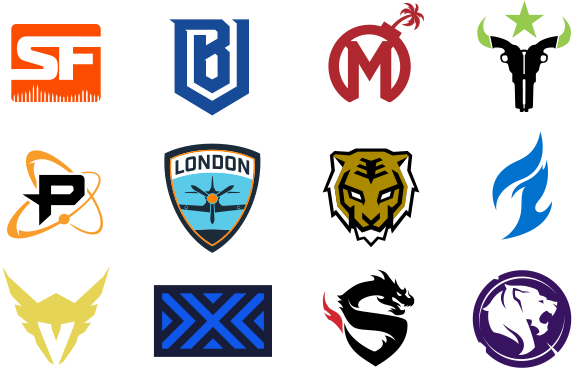 The Overwatch League Rh Overwatchleague Com - Overwatch League Team Logos (574x374)