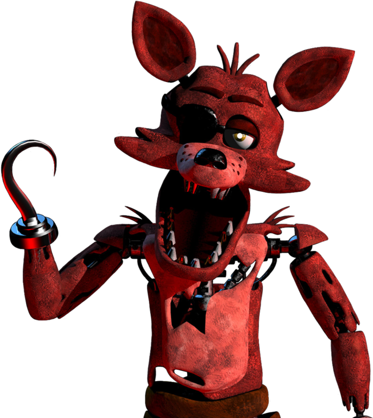 Foxy Render Transparent By Zacmariozero - Five Nights At Freddy's Invitations, 8ct, Multicolor (921x867)