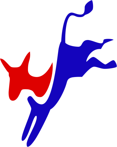 Democratic Party - Democratic Party Symbol Gif (385x481)