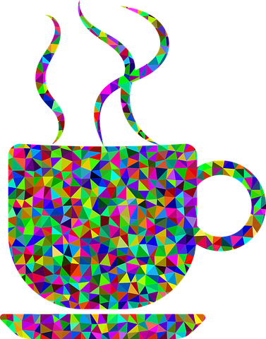 Colorful, Prismatic, Chromatic - Prismatic Rainbow 16 Oz Stainless Steel Travel Mug (377x480)