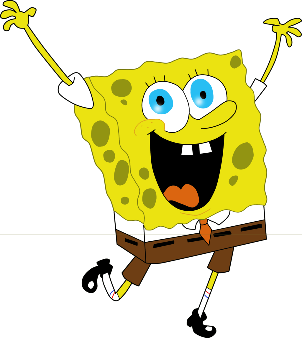 Spongebob Forever By Heinousflame On Deviantart - Spongebob On Transparent Background (1024x1147)