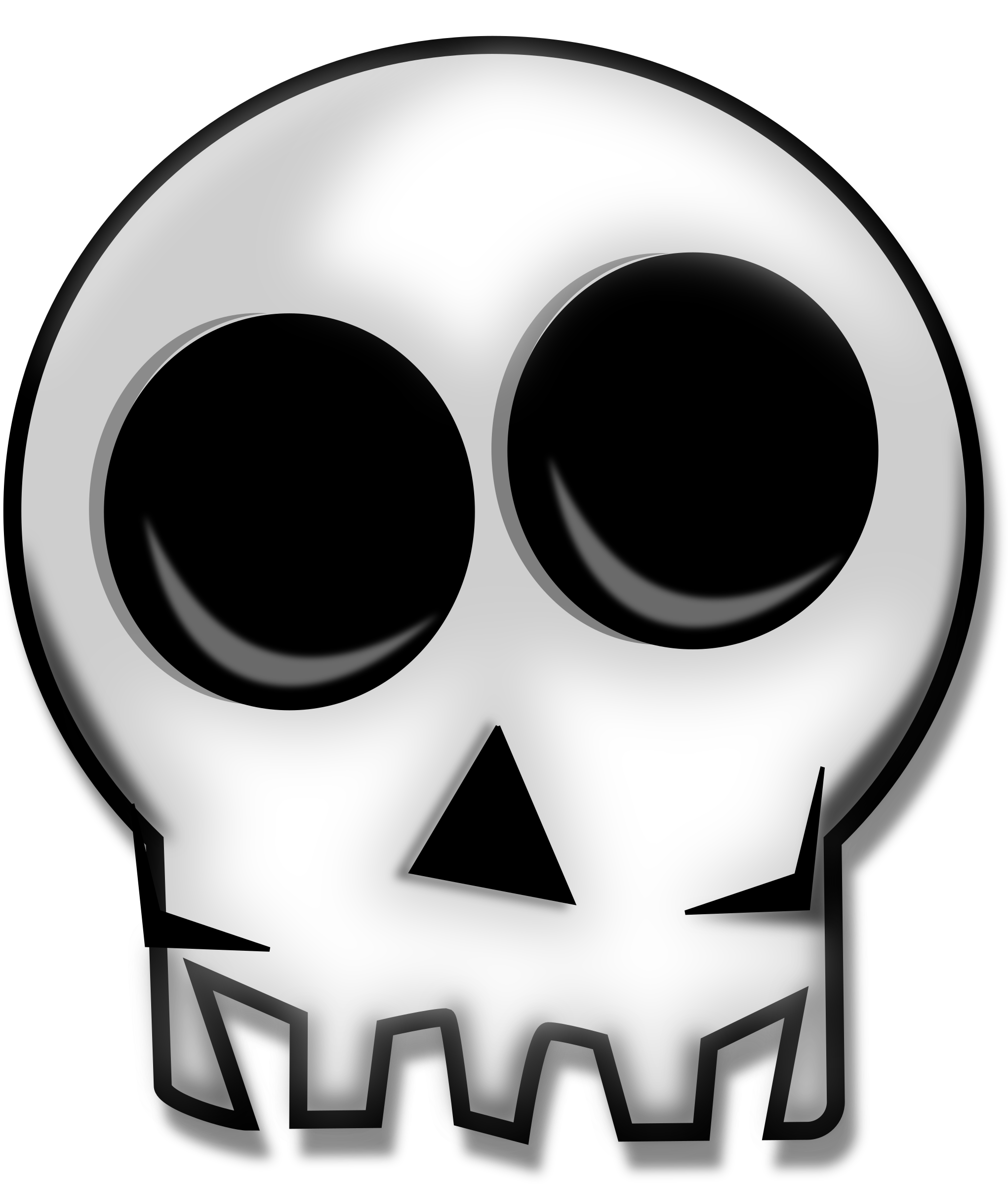 Big Image - Skeleton Skull (2041x2400)