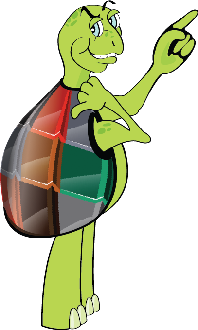 Blank Nailz Pointing - Cartoon (418x677)