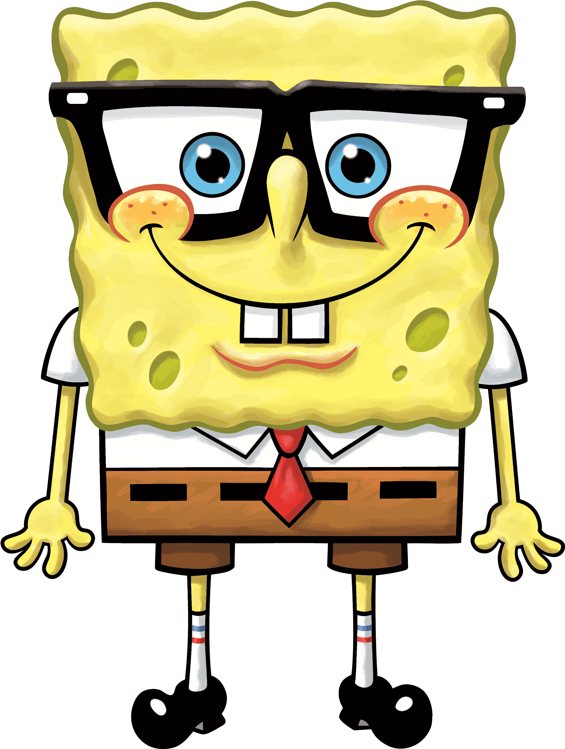 Spongebob Glasses Transparent Png - Spongebob Glasses (1860x2400)