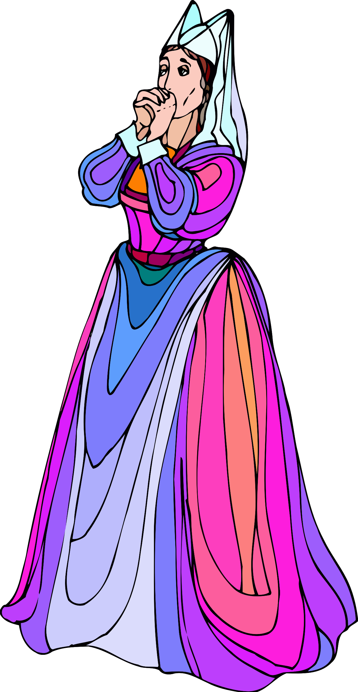 Shakespeare Characters - Juliet Clip Art (1244x2400)