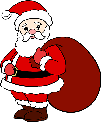 How To Draw Santa Claus In A Few Easy Steps Easy Drawing - Braw A Santa Claus (678x600)