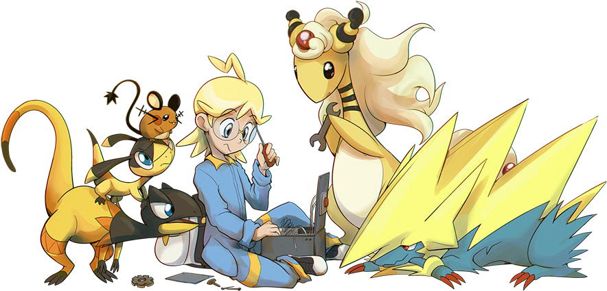 Com > We Have Beaches, Great Shopping, A Historical - Electric Type Gym Leaders (900x433)
