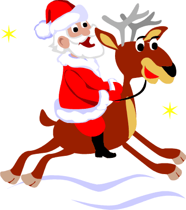 Download Christmas Clip Art ~ Free Happy Holidays, - Santa Gif Transparent Background (367x415)