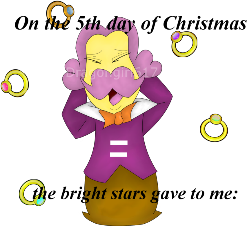 Five Golden Rings By Darthzadr - Spode Christmas Tree (925x863)