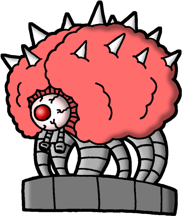 Mother Brain By Polishedbrain - Cartoon (850x939)