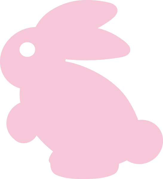 White Bunny Rabbit Clipart Download - Clip Art (546x598)