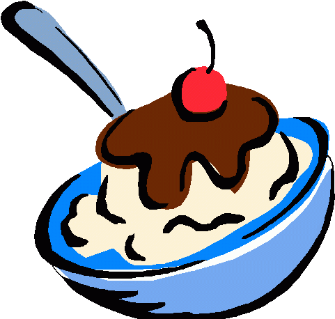 273 Calories In One Cup Of Vanilla Ice Cream - Ice Cream Sundae Clipart (491x477)