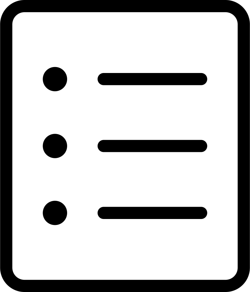 Rules Comments - Rules Icon White Png (838x980)