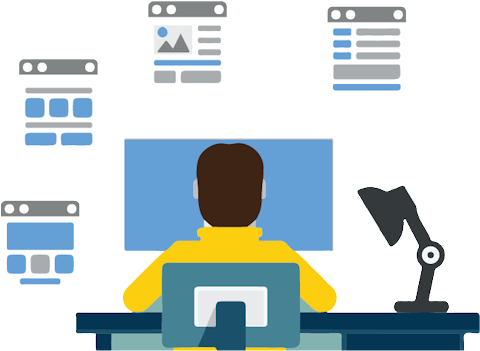 The Landing Page Of A Website Is The First Page That - Website Development (500x374)