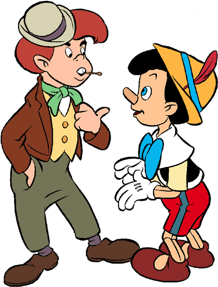 Pinocchio Clip Art - Lampwick Pinocchio Png (450x586)
