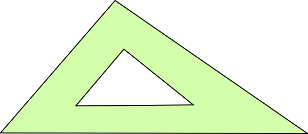 This Free Clip Arts Design Of Rule1 Png - Triangle (600x262)