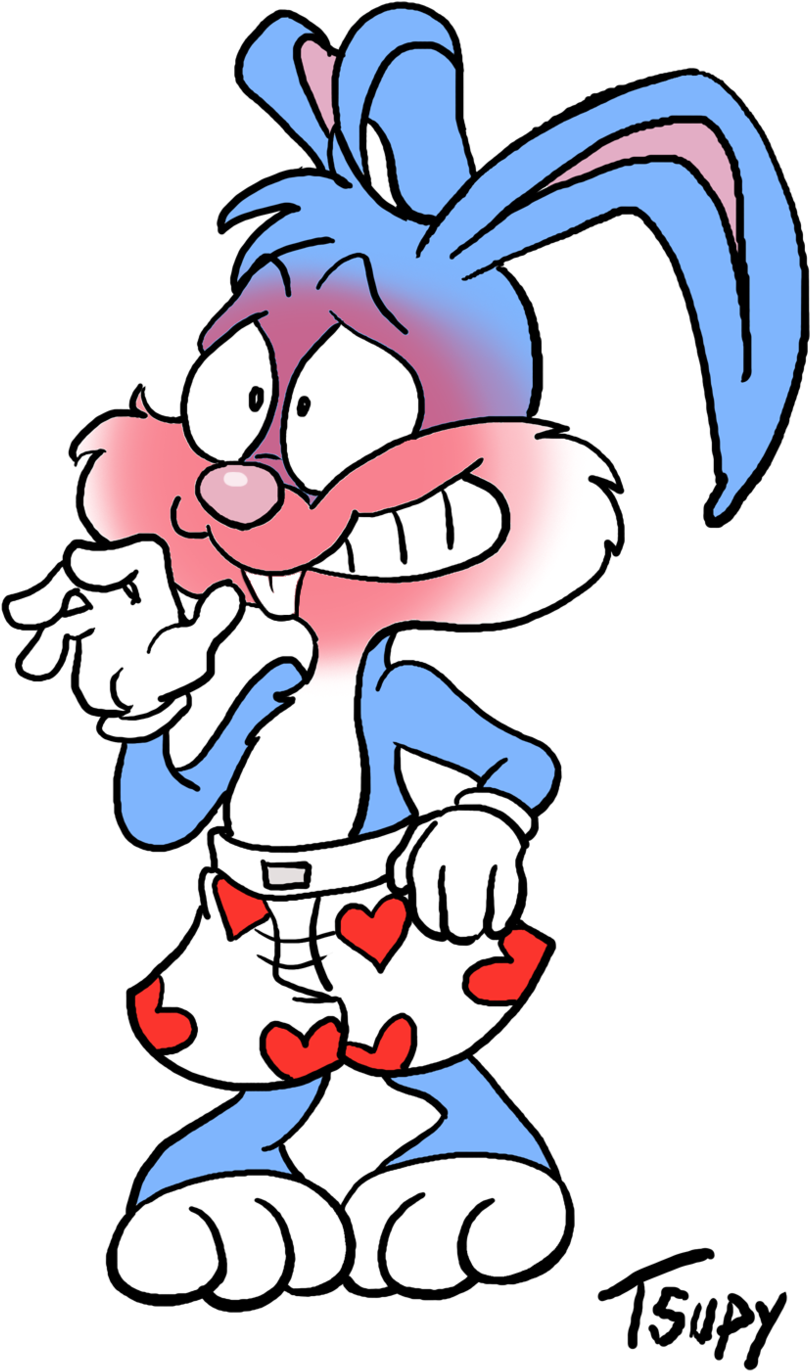 Buster Bunny Babs Bunny Bugs Bunny Bionic Bunny Art - Buster Bunny (1024x1468)