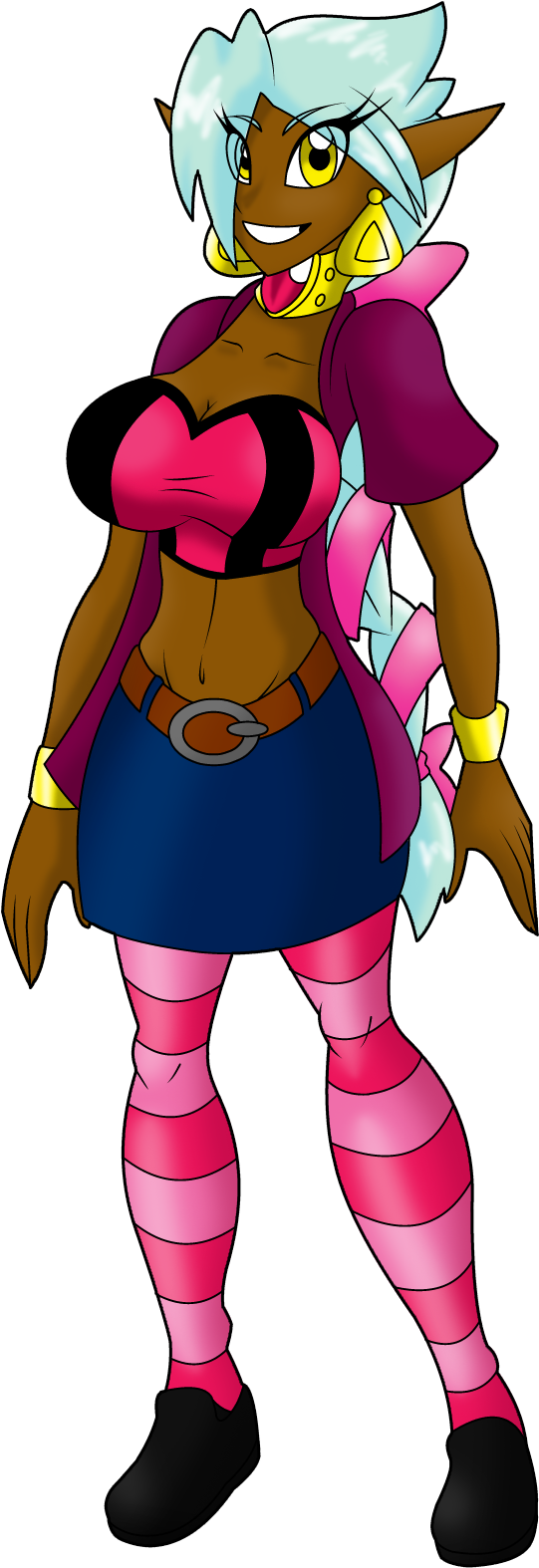 Genie Lacy By Luckybucket46 Genie Lacy By Luckybucket46 - Cartoon (675x1615)