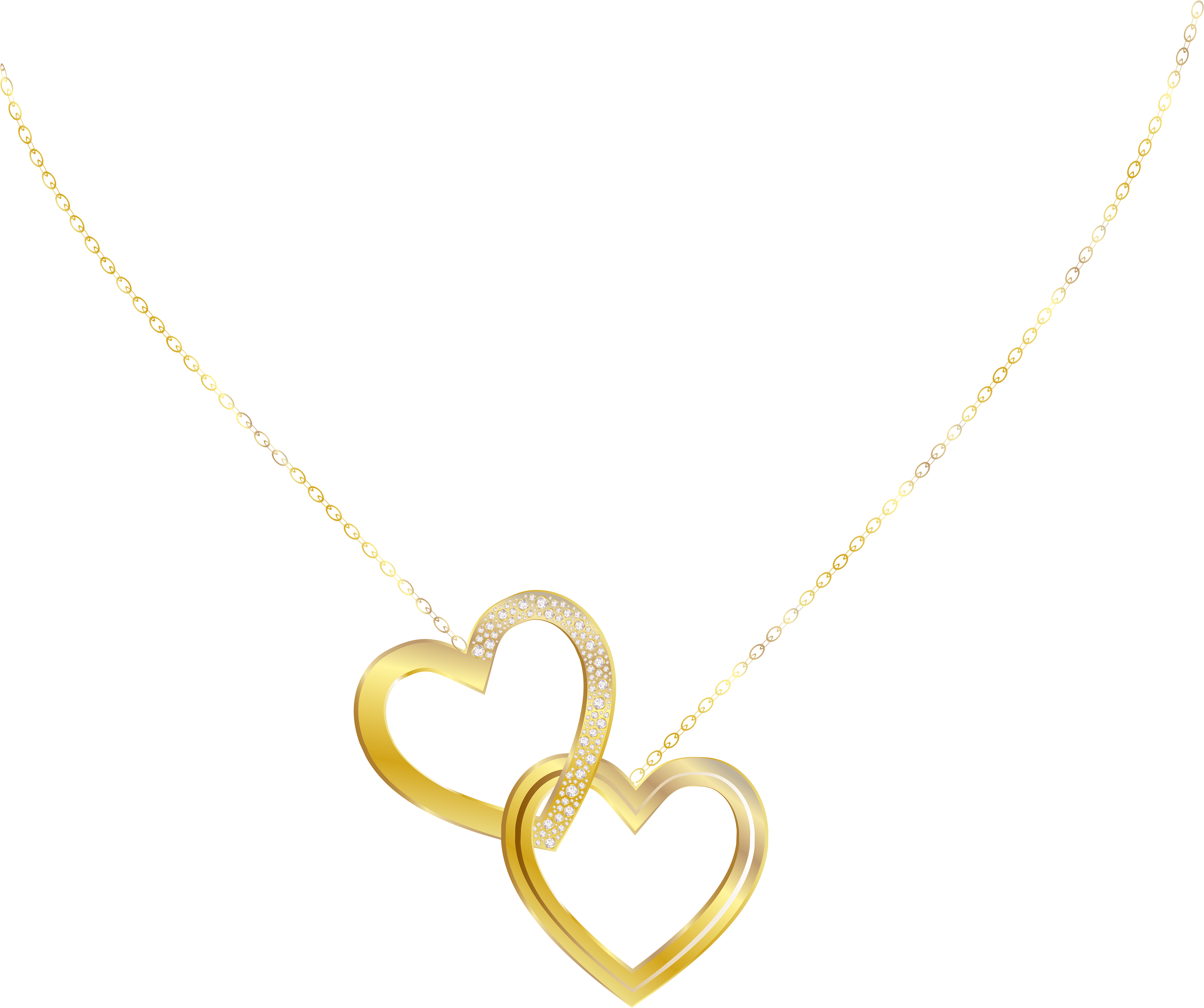 Gold Jewels Chain Png - Clip Art (5108x4240)