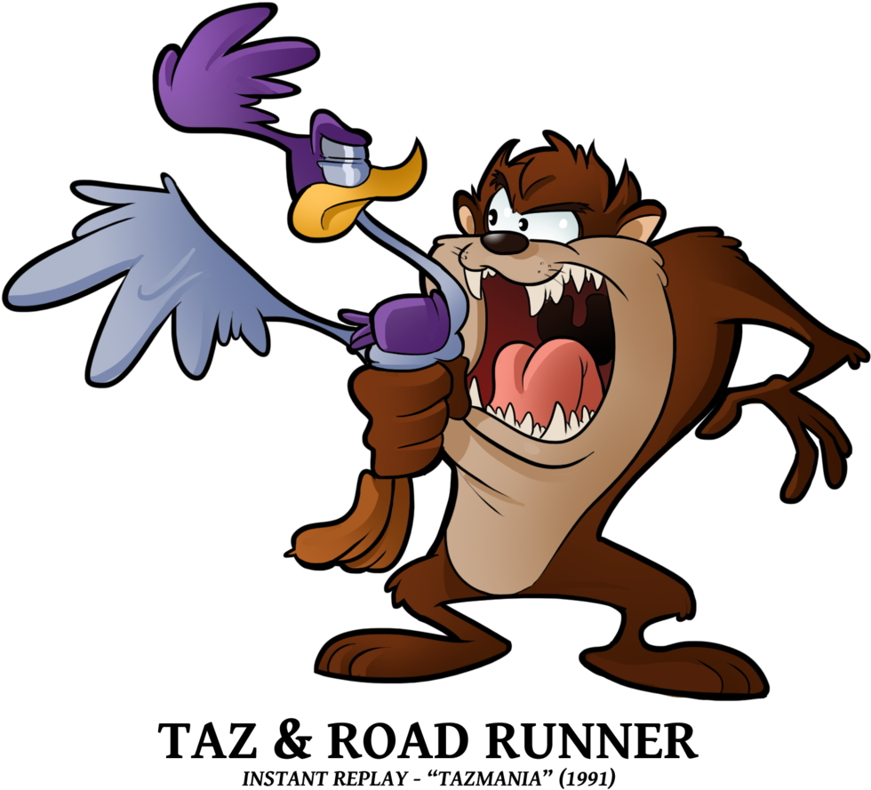 Tasmanian Devil Elmer Fudd Daffy Duck Bugs Bunny Tweety - Tasmanian Devil Cartoon And Roadrunner (1024x914)