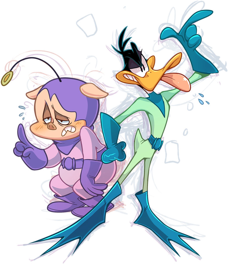 Image Elmer Fudd As He Ears In Duck Dodgers Jpg Looney - Duck Dodgers (900x1003)