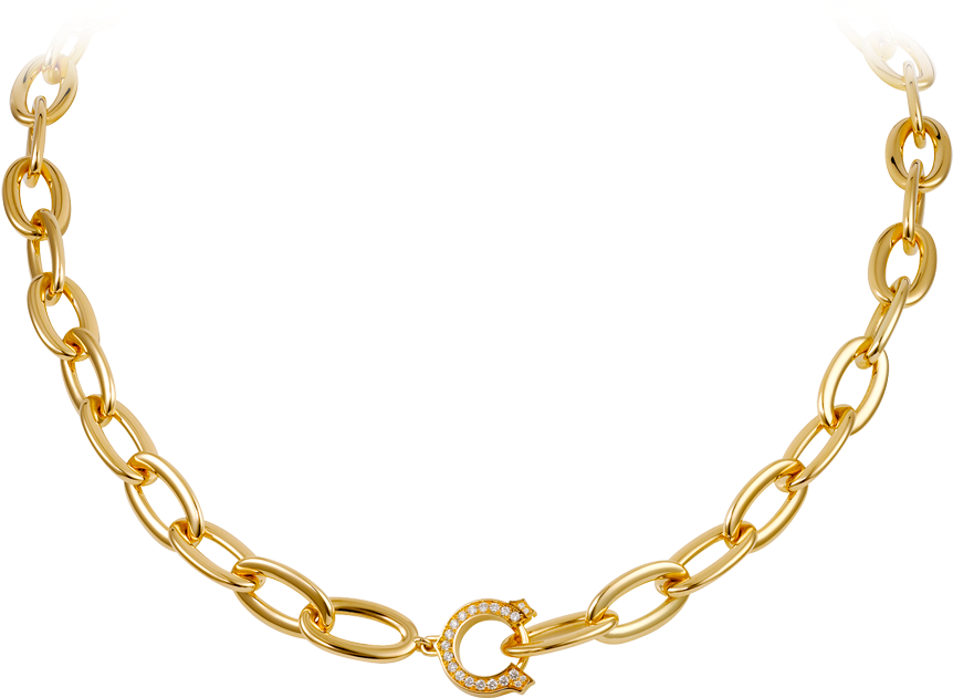 Necklace Png Image - Gold Chain Necklace Png (1000x1000)