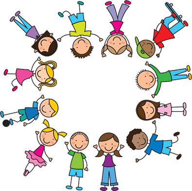 Circle-kids - Early Childhood Clip Art (395x393)