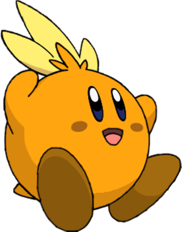 Torchic Kirby By Leanalaene On Deviantart - Pokemon Kirby Torchic (900x776)
