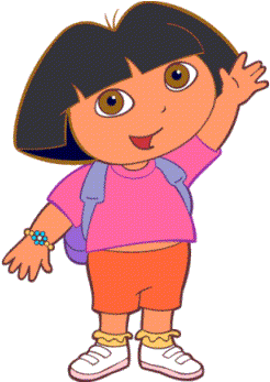 Dora Clip Art - Dora The Explorer Glitter (461x346)