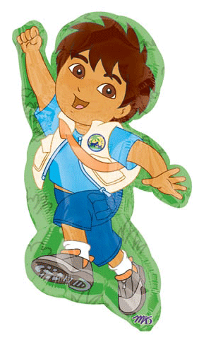 Diego Is Dora's Older Cousin - Go Diego Go Balloon (480x480)