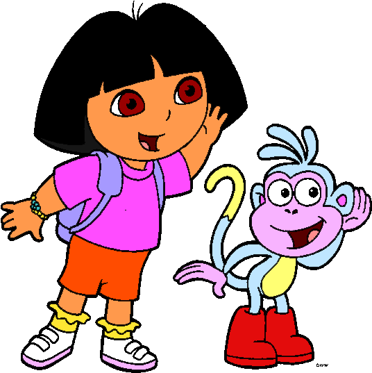Dora And Boots (542x544)