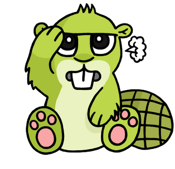 Exhausted Adsy - Exhausted Beaver (400x400)