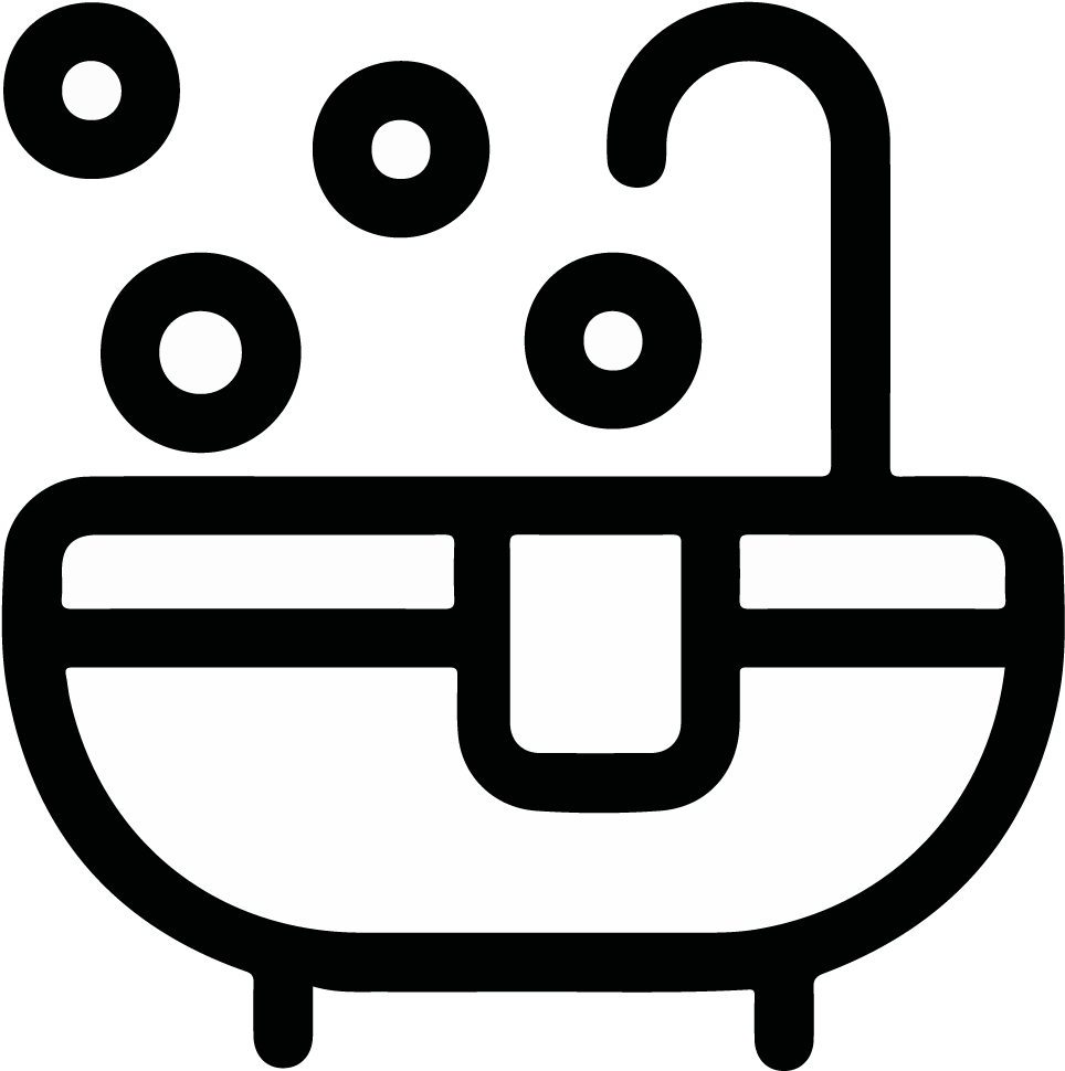 Bathtub Bathroom Bathing Icon - Icono Bañera (1848x1563)